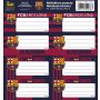 Naklejki na zeszyty Astra FC Barcelona, 8szt - 2